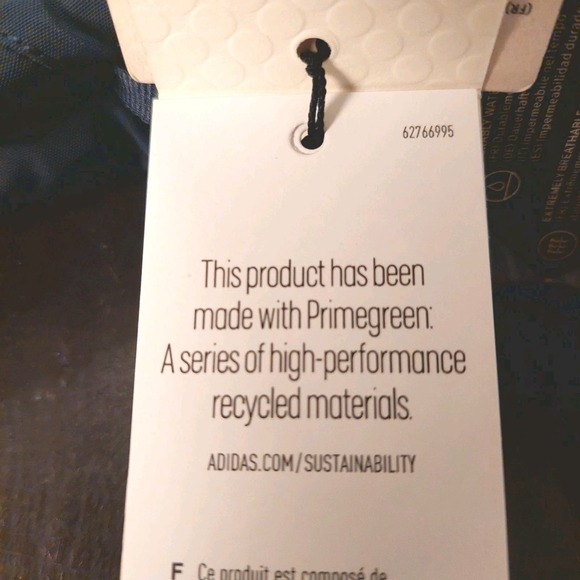 NEW! adidas x Stella McCartney Terrex Women's Snow Gloves Medium Navy & Red $160 - Picture 12 of 13